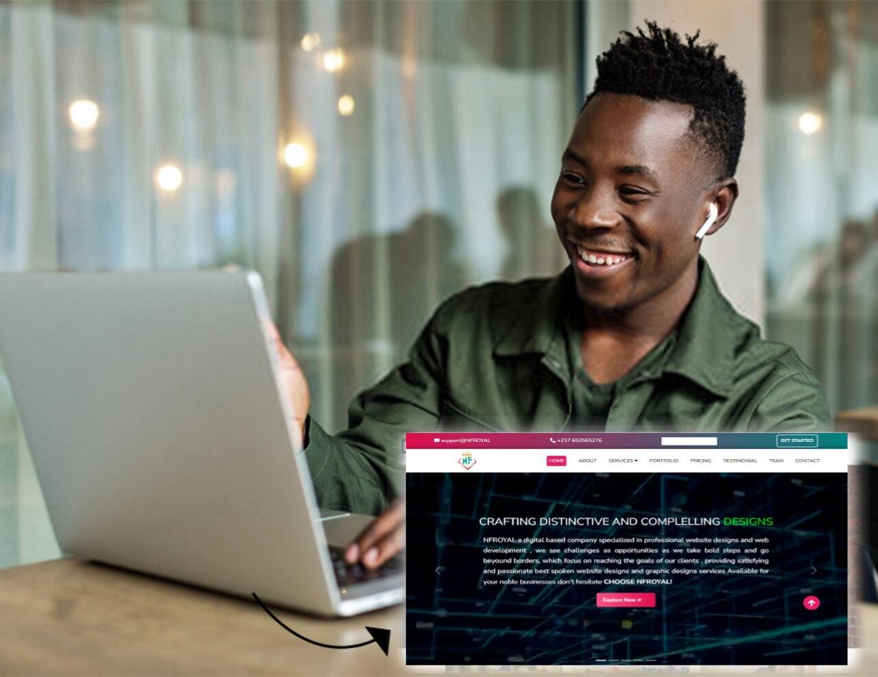 Best website design services in cameroon | Website Design services | web development